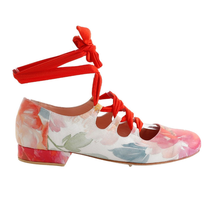 Ballerina - Spring Flowers-Tangolera- Axis Tango - Best Tango Shoes