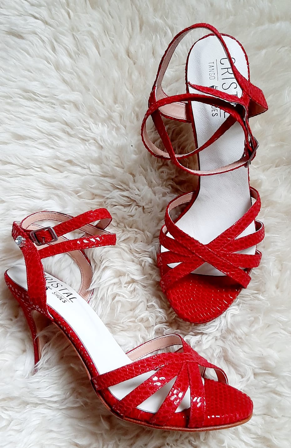 Diamante / Scarlet-Cristal- Axis Tango - Best Tango Shoes