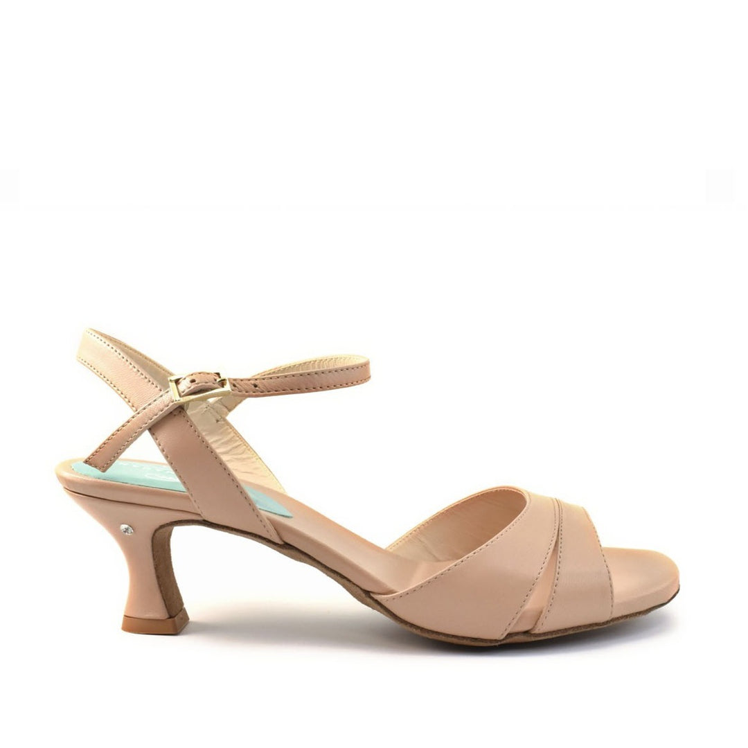 Rallies / Beige-Madame Pivot- Axis Tango - Best Tango Shoes