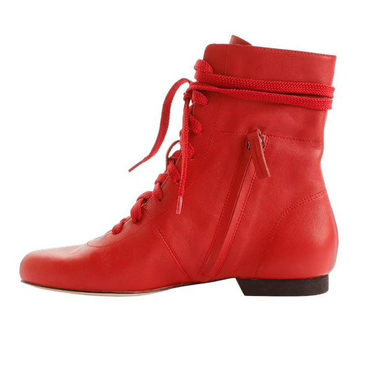 Booties / Red-Tangolera- Axis Tango - Best Tango Shoes