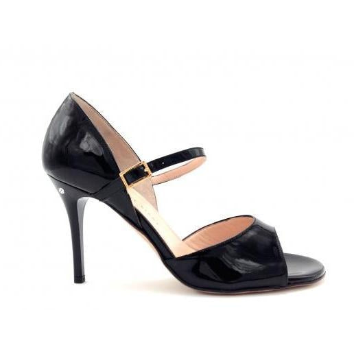 Gloria - Black Patent Leather (8.5cm) | Axis Tango - Best Tango Shoes