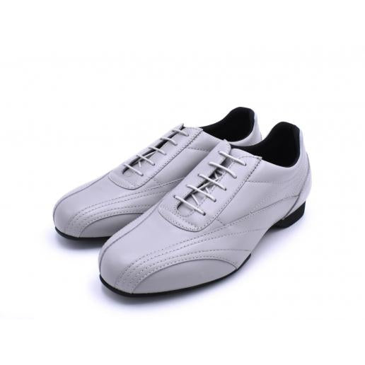Sneaker - Grey Leather | Axis Tango - Best Tango Shoes