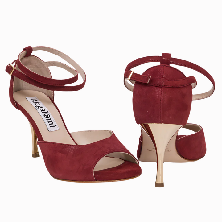 Lily / Glossy Bordeaux-Alagalomi- Axis Tango - Best Tango Shoes