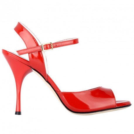 Enna / Red Patent Leather-Tangolera- Axis Tango - Best Tango Shoes