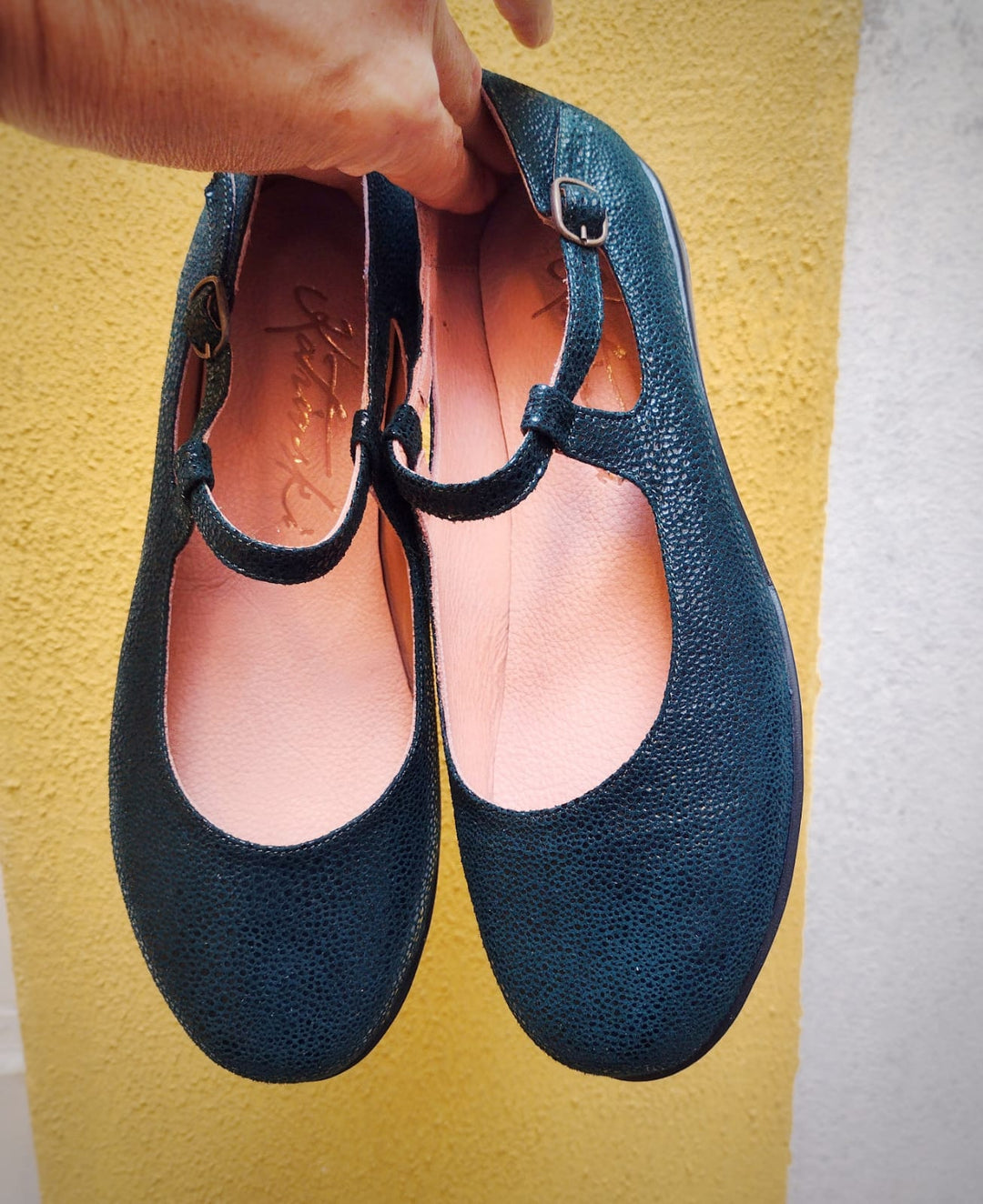 Katrinski / Green Embossed Leather-Katrinski- Axis Tango - Best Tango Shoes