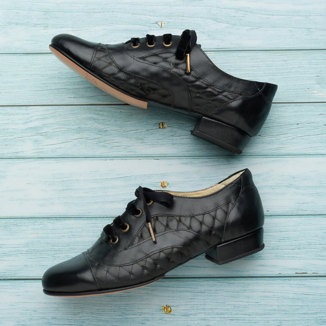 Oxford Classic / Black Matelase-Fulana- Axis Tango - Best Tango Shoes