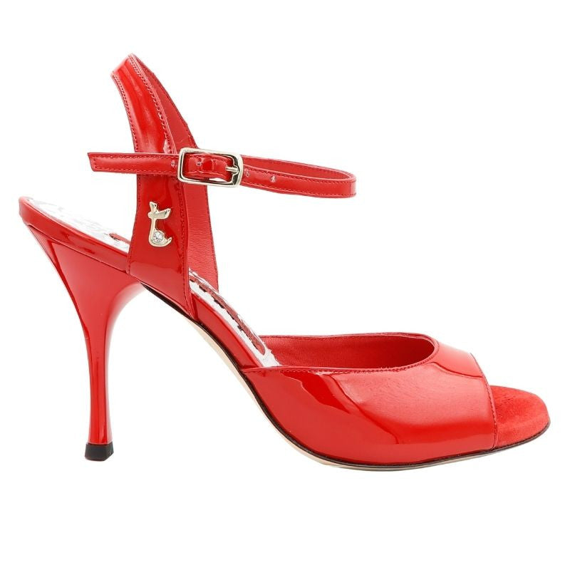 Enna / Red Patent Leather - FINAL SALE (Size 38)-Tangolera- Axis Tango - Best Tango Shoes