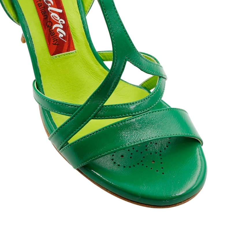 Bari / Green Soft-Tangolera- Axis Tango - Best Tango Shoes