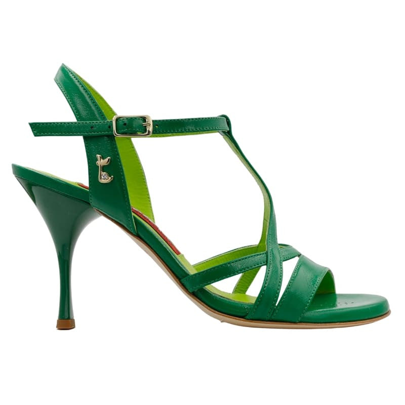 Bari / Green Soft-Tangolera- Axis Tango - Best Tango Shoes