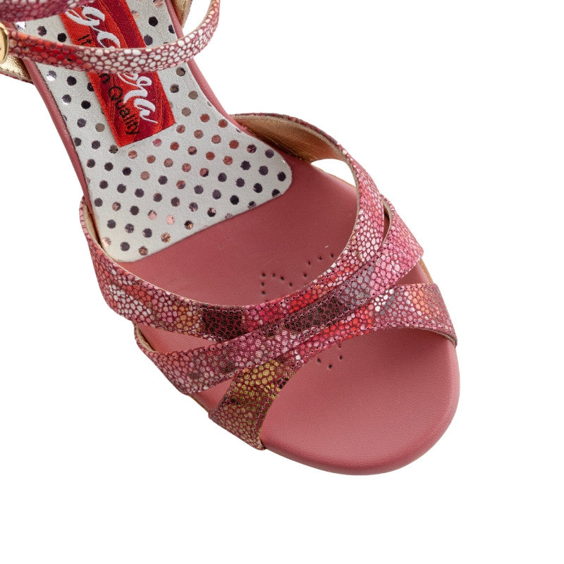 Novara CL / Red Flowers-Tangolera- Axis Tango - Best Tango Shoes