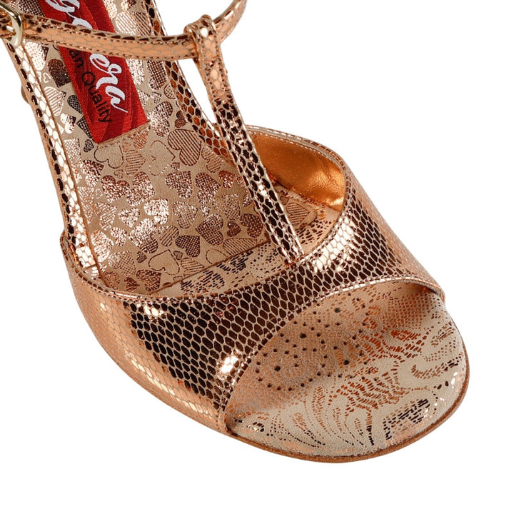 C1 / Embossed Copper-Tangolera- Axis Tango - Best Tango Shoes