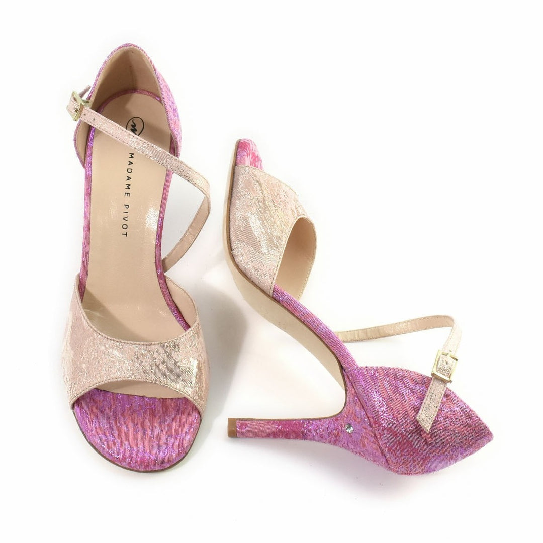 Charlotte / Camellia-Madame Pivot- Axis Tango - Best Tango Shoes