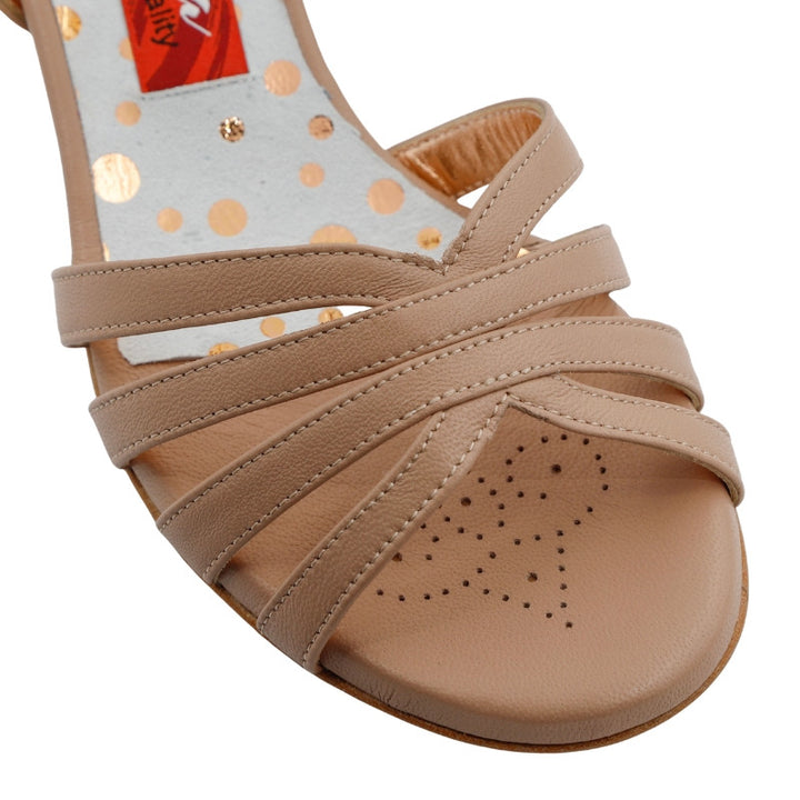 D27 / Taupe-Tangolera- Axis Tango - Best Tango Shoes