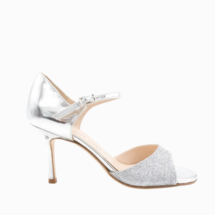 Daisy / Silver Glitter-Madame Pivot- Axis Tango - Best Tango Shoes