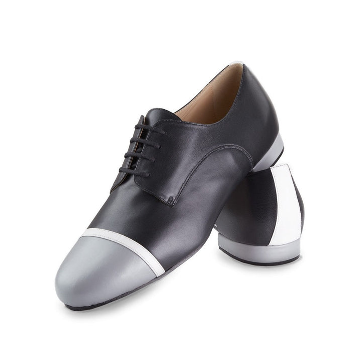 Danny / Black And Grey-Monsieur Pivot- Axis Tango - Best Tango Shoes