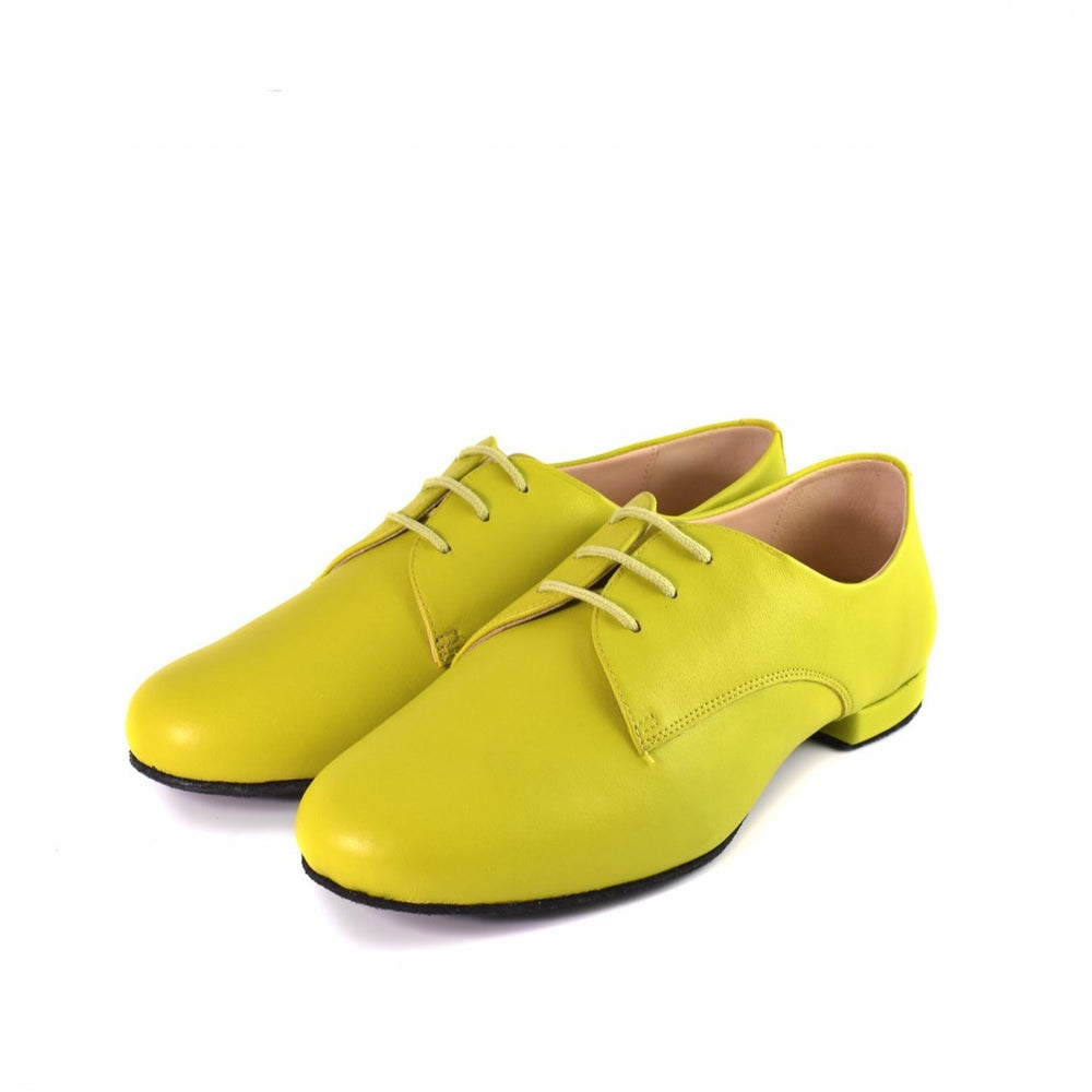 Derbies / Lime-Madame Pivot- Axis Tango - Best Tango Shoes