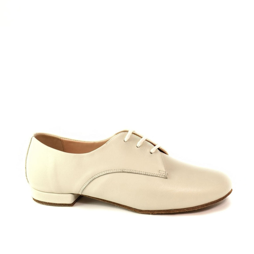 Derbies / Cream-Madame Pivot- Axis Tango - Best Tango Shoes