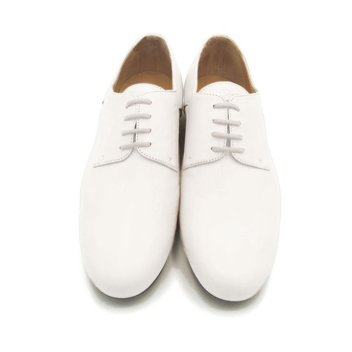 Derby / White-Monsieur Pivot- Axis Tango - Best Tango Shoes