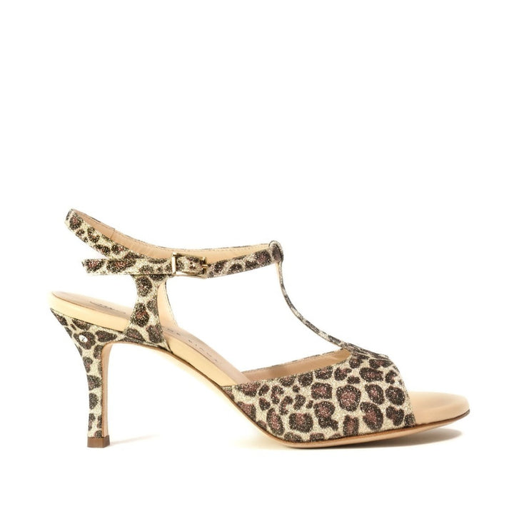 Fedra / Leopard Glitter-Madame Pivot- Axis Tango - Best Tango Shoes