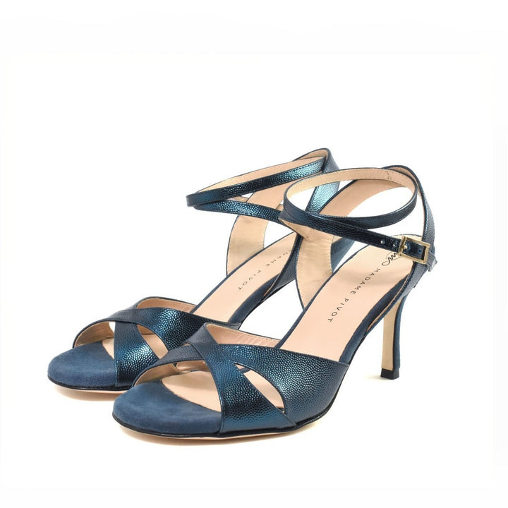 Melissa / Teal-Madame Pivot- Axis Tango - Best Tango Shoes
