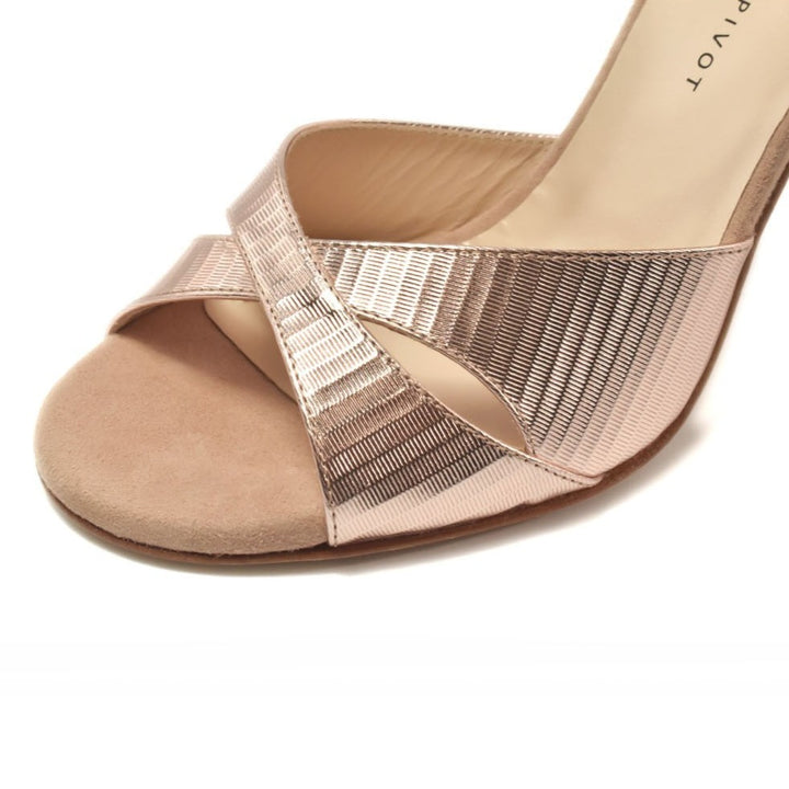 Michelle / Copper-Madame Pivot- Axis Tango - Best Tango Shoes