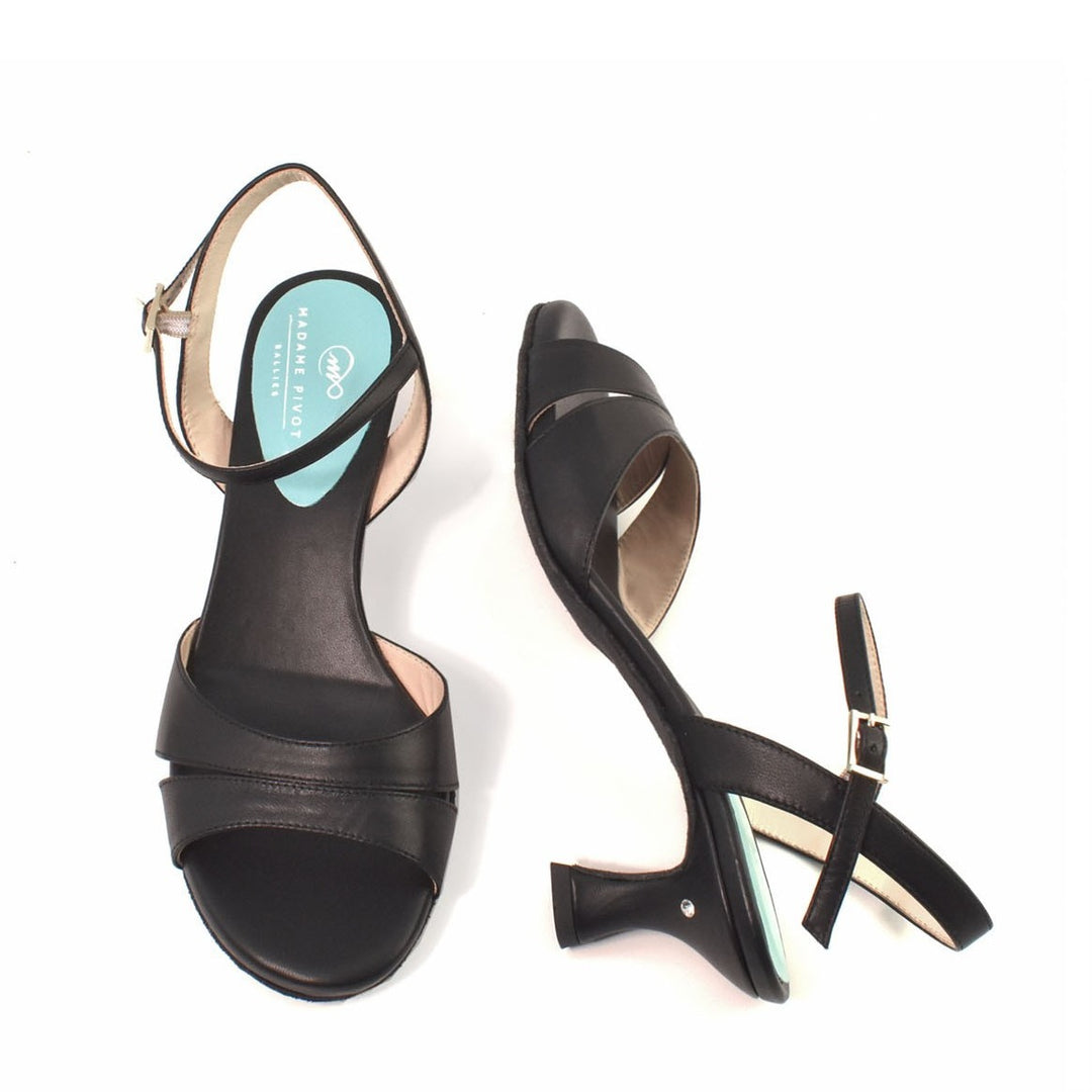 Rallies / Black-Madame Pivot- Axis Tango - Best Tango Shoes