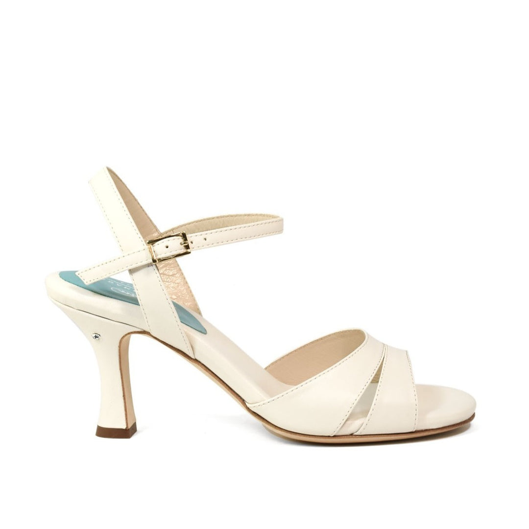 Rallies / Off White-Madame Pivot- Axis Tango - Best Tango Shoes