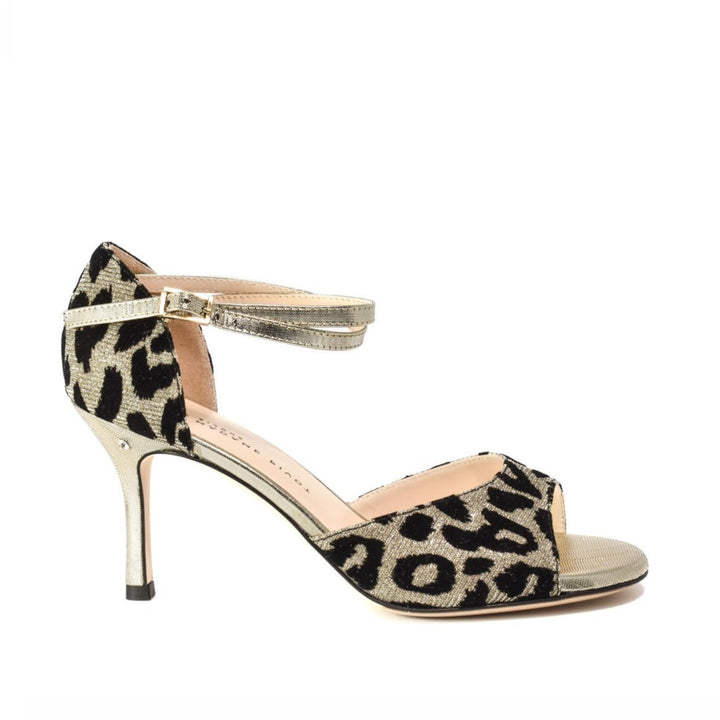 Sophie / Leopard Iridescent-Madame Pivot- Axis Tango - Best Tango Shoes