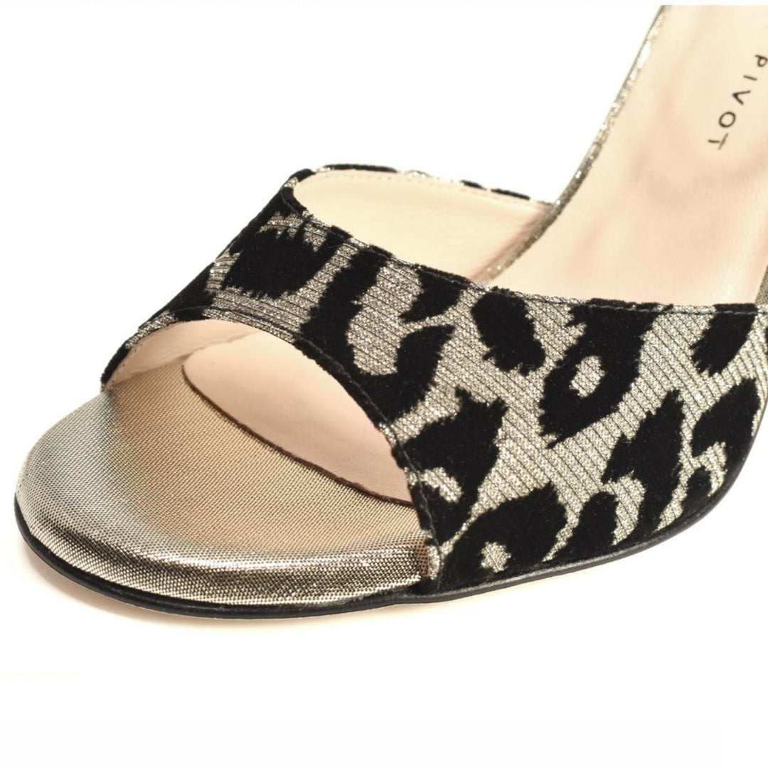 Sophie / Leopard Iridescent-Madame Pivot- Axis Tango - Best Tango Shoes