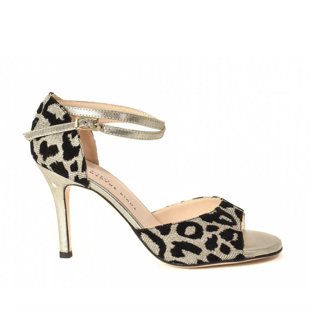 Sophie / Leopard Iridescent-Madame Pivot- Axis Tango - Best Tango Shoes