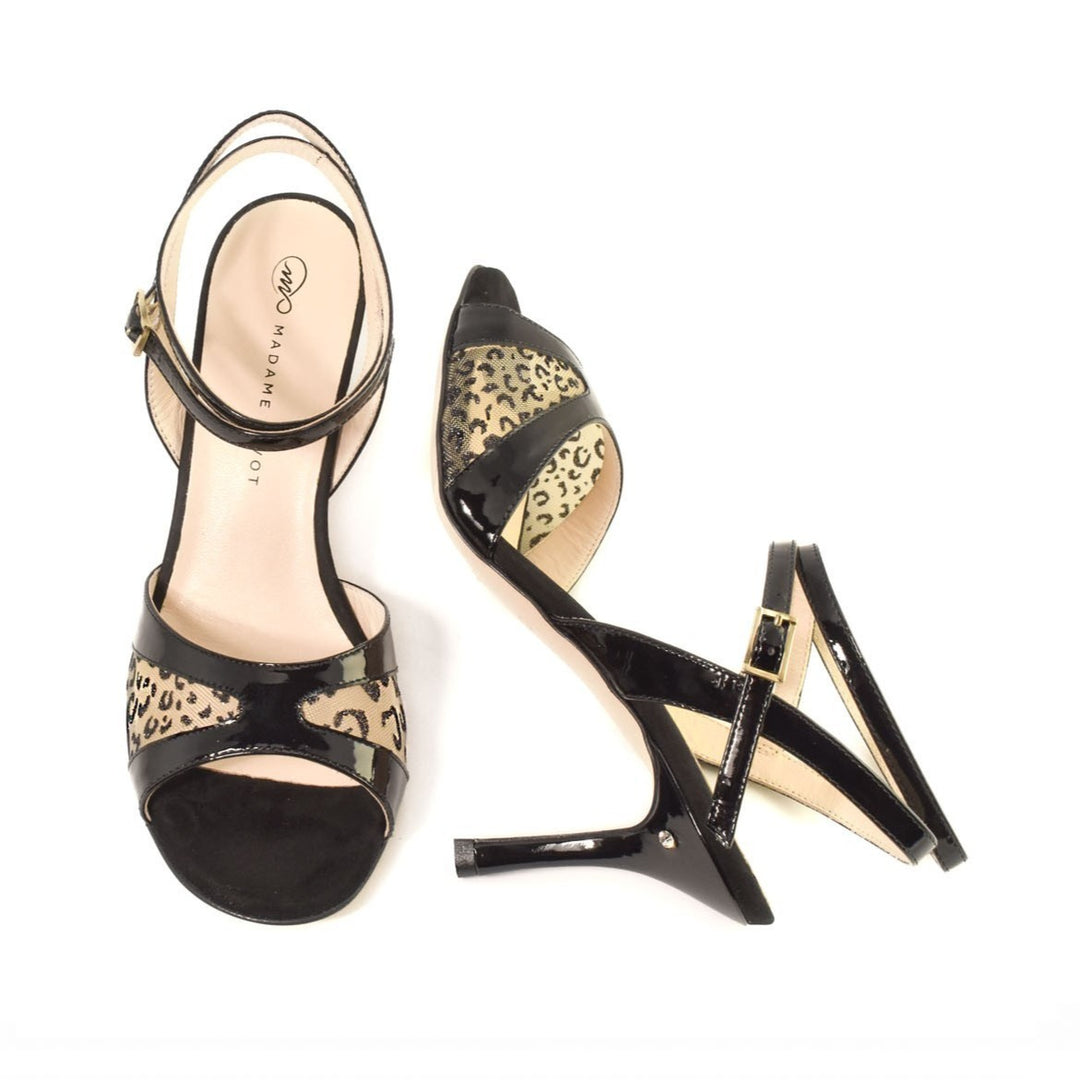 Thelma / Black-Madame Pivot- Axis Tango - Best Tango Shoes