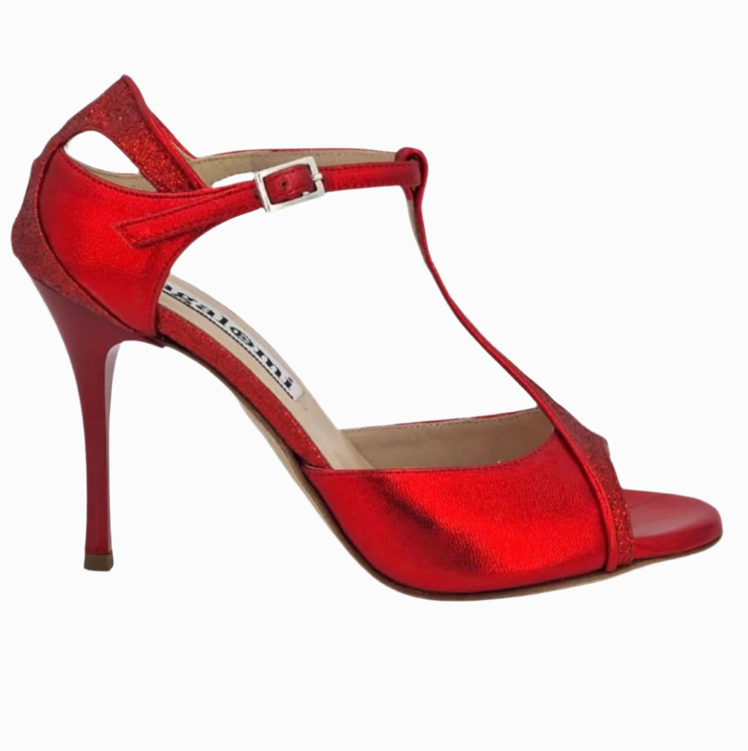 Zoe / Shiny Red-Alagalomi- Axis Tango - Best Tango Shoes
