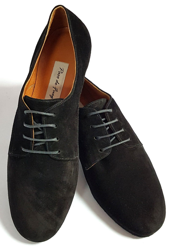 Donato - Black Suede-Paso de Fuego- Axis Tango - Best Tango Shoes