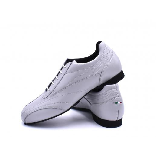 Sneaker - Grey Leather | Axis Tango - Best Tango Shoes