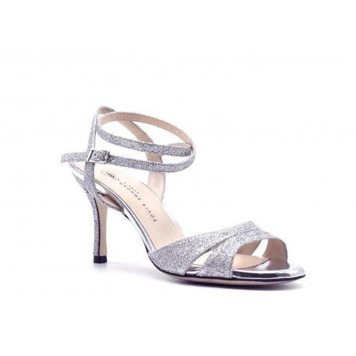 Virginia - Silver Glitter (7cm, 8cm, 8.5cm) | Axis Tango - Best Tango Shoes