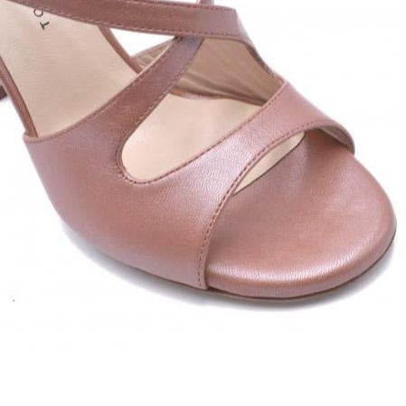 Gioia - Caramel Leather (7cm, 8cm, 8.5cm) | Axis Tango - Best Tango Shoes