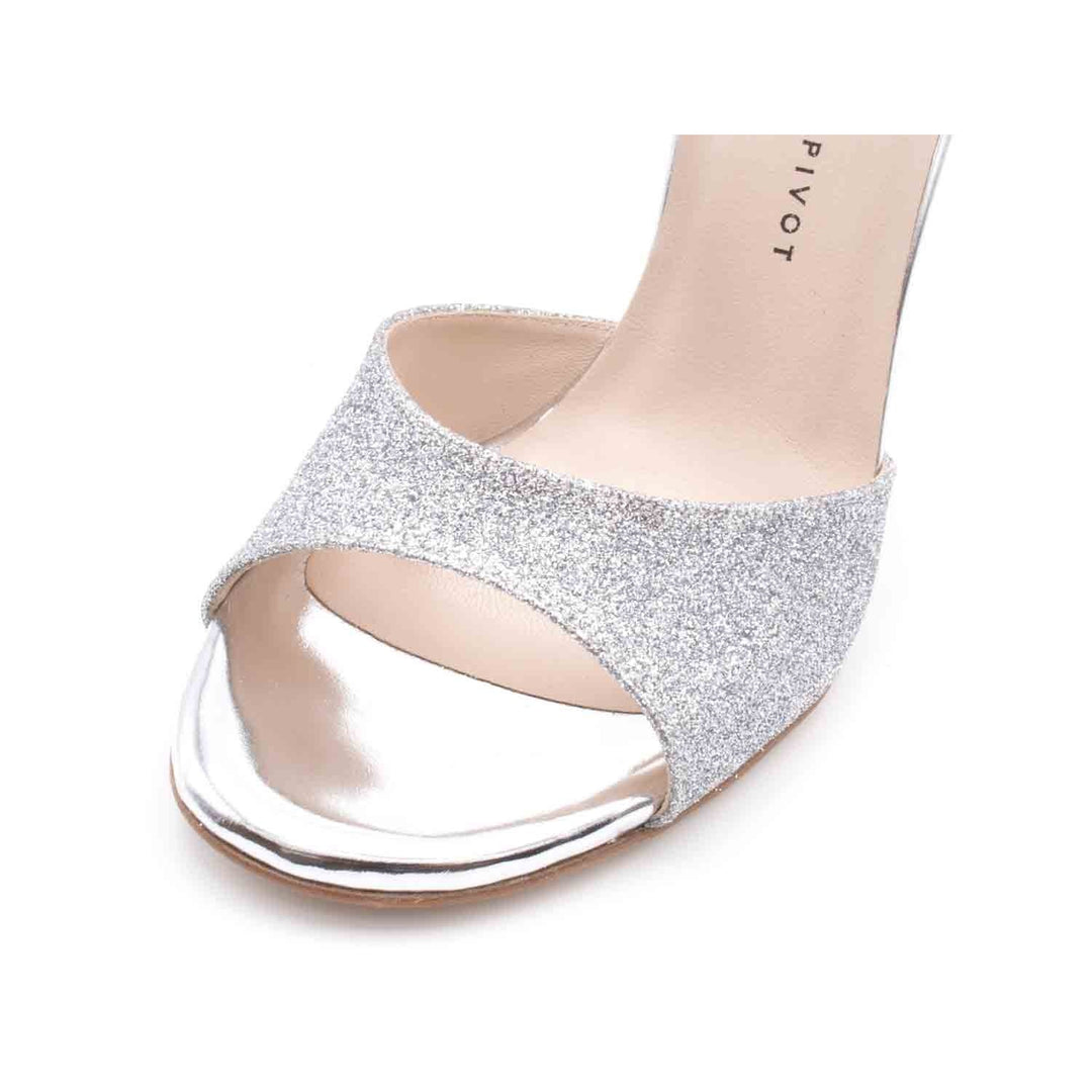 Daisy - Silver Glitter-Madame Pivot- Axis Tango - Best Tango Shoes