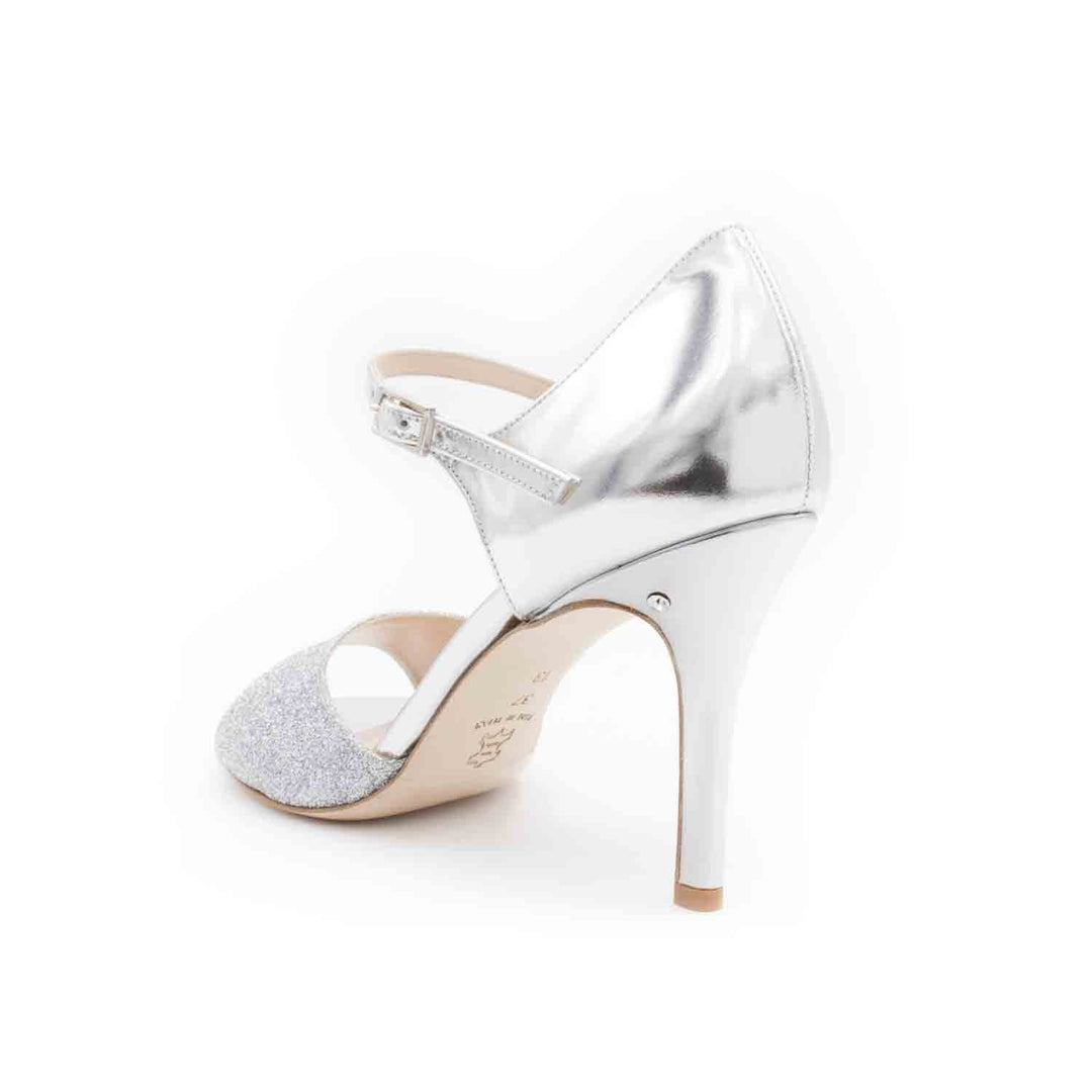 Daisy - Silver Glitter-Madame Pivot- Axis Tango - Best Tango Shoes