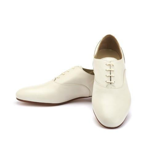 Francesina - Cream Leather | Axis Tango - Best Tango Shoes