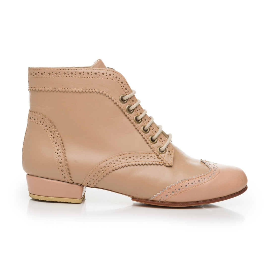 Booties - Neutral-Fulana- Axis Tango - Best Tango Shoes