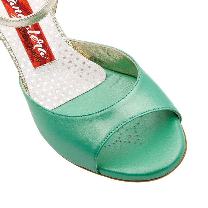 Enna - Green Gold-Tangolera- Axis Tango - Best Tango Shoes