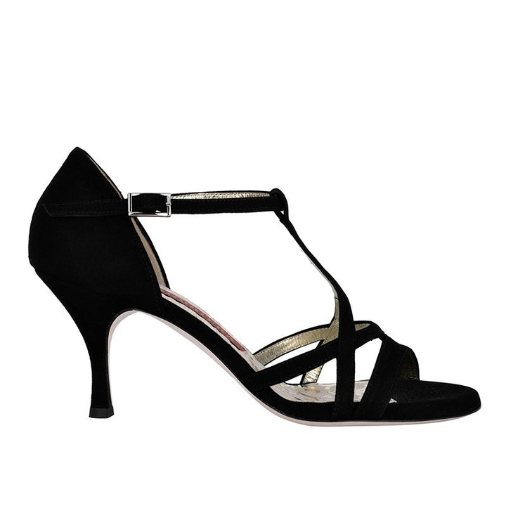 Como - Black Suede 70, 90-Tangolera- Axis Tango - Best Tango Shoes