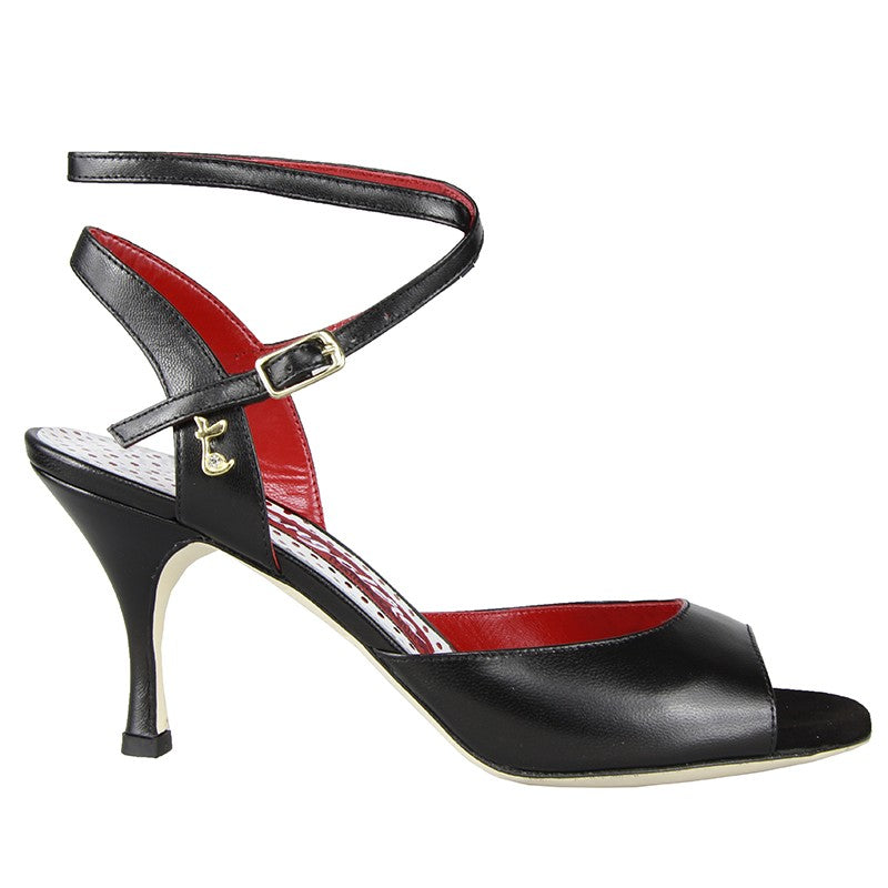 Enna CL - Black Napa Leather 70, 90-Tangolera- Axis Tango - Best Tango Shoes