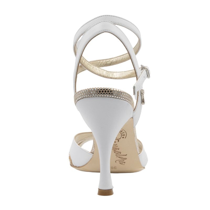 Novara CL / White Gold-Tangolera- Axis Tango - Best Tango Shoes