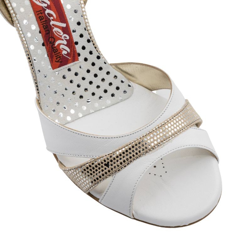 Novara CL / White Gold-Tangolera- Axis Tango - Best Tango Shoes