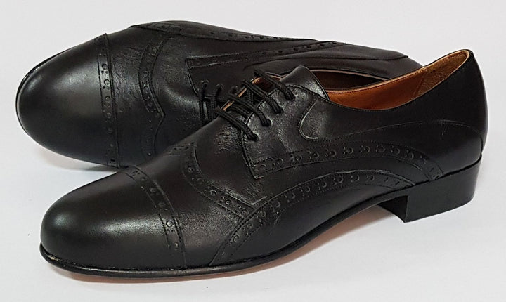 Tanturi - Black Leather-Paso de Fuego- Axis Tango - Best Tango Shoes