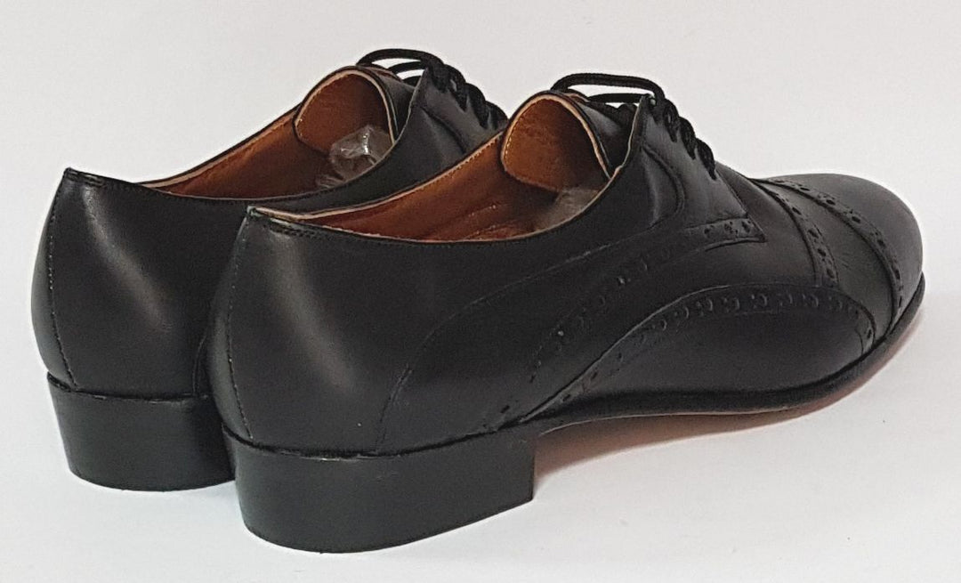 Tanturi - Black Leather-Paso de Fuego- Axis Tango - Best Tango Shoes