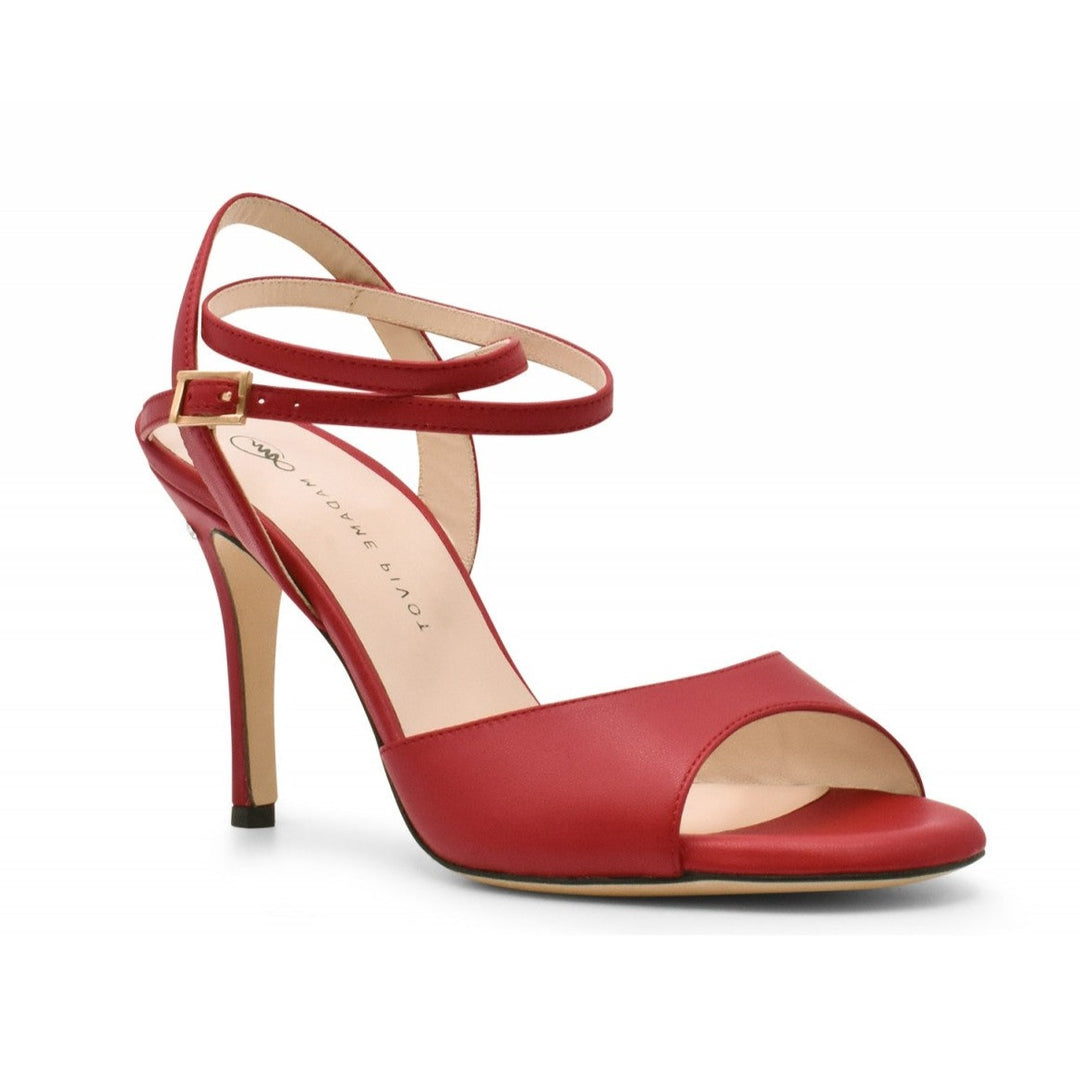 Cherie - Red-Madame Pivot- Axis Tango - Best Tango Shoes