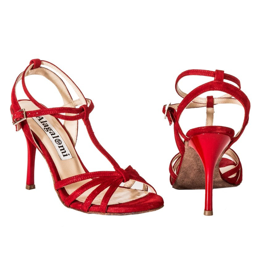 Estrella - Red-Alagalomi- Axis Tango - Best Tango Shoes