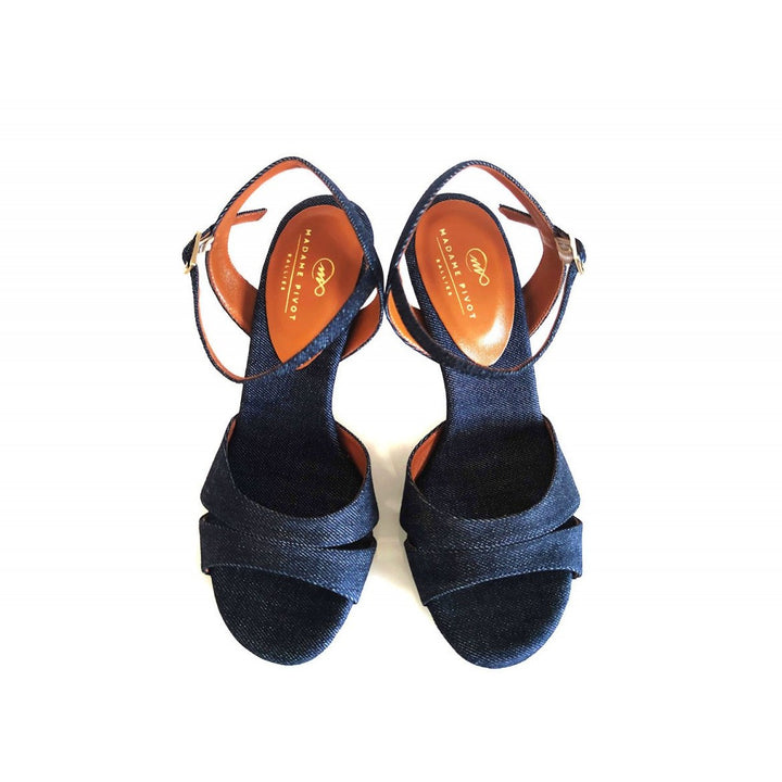 Rallies - Blue Denim-Madame Pivot- Axis Tango - Best Tango Shoes